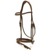 Stübben Bride 2700 Pro-Jump Muserolle combinée Ebony Brown/Ebony Brown