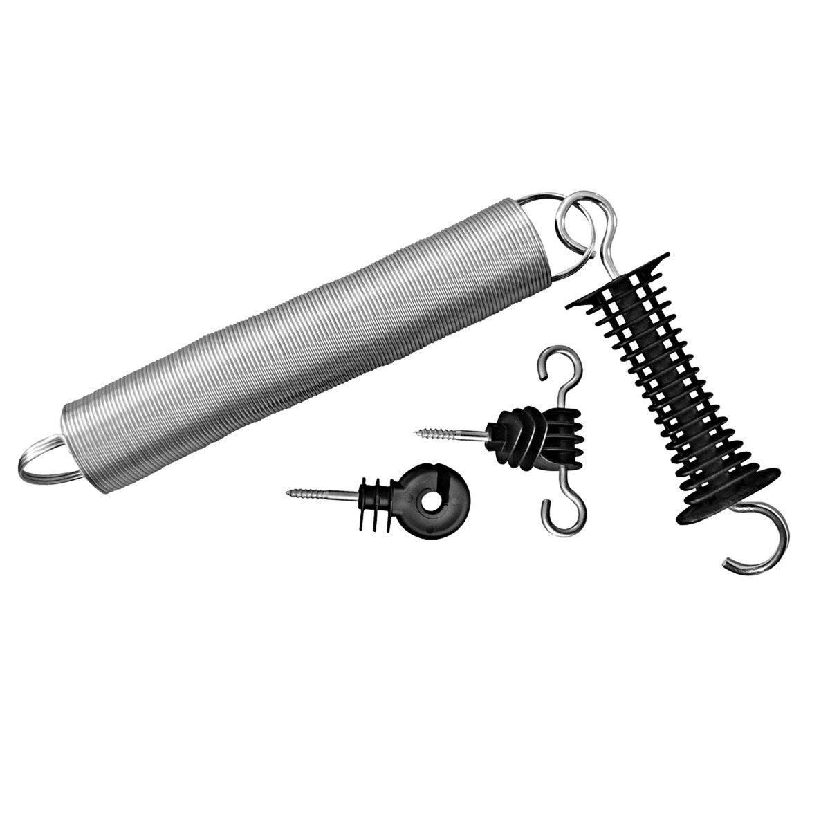 Agradi Power Set de Poignée de Portail avec Ressort et 2 Ancrages