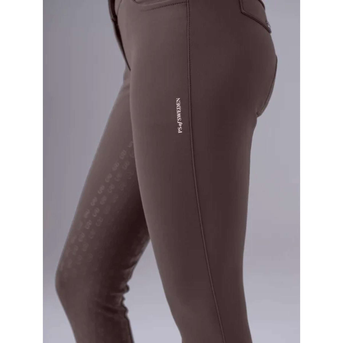 PS of Sweden Pantalon d'Équitation Marina Full Grip Mocca Mauve