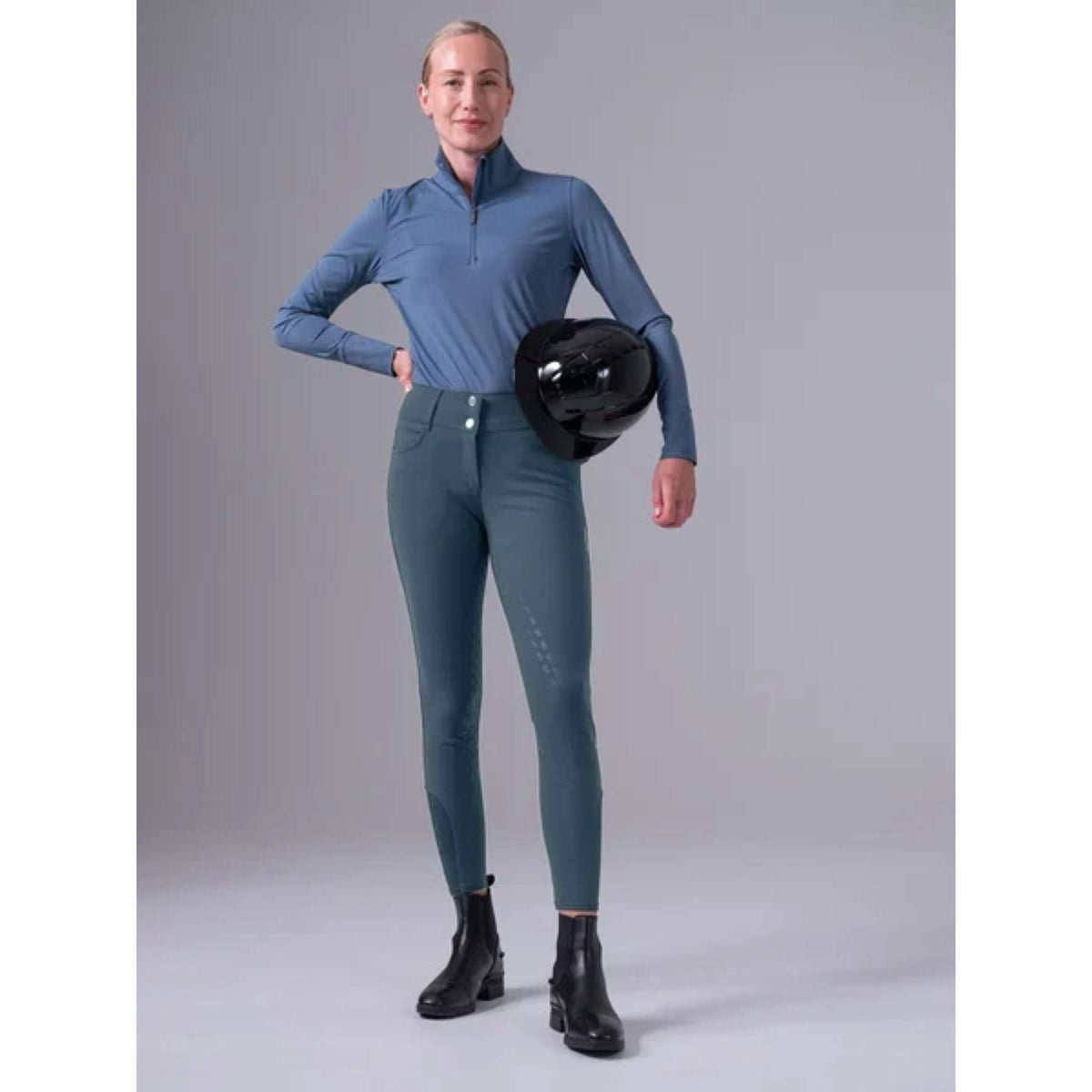 PS of Sweden Pantalon d'Équitation Marina Full Grip Sky Whisper