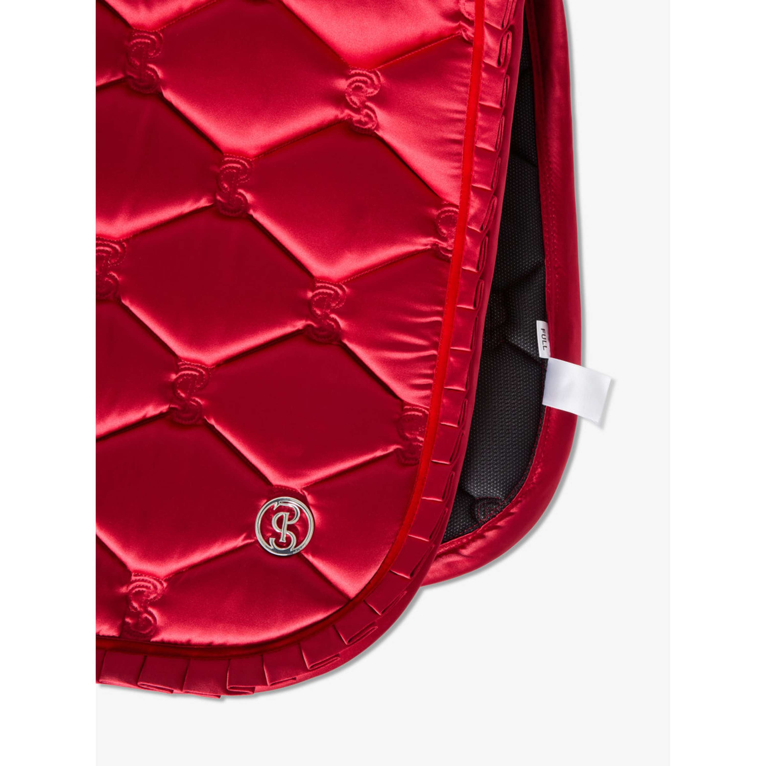 PS of Sweden Tapis de Selle Ruffle de Saut Cranberry Red