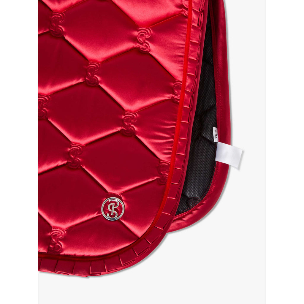PS of Sweden Tapis de Selle Ruffle de Saut Cranberry Red