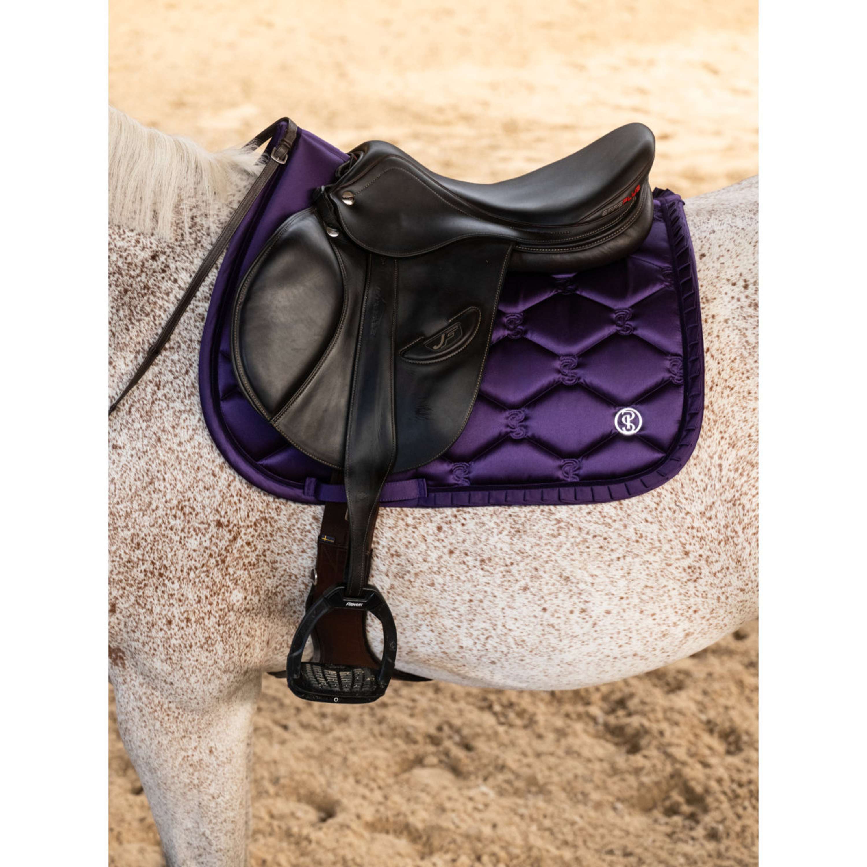 PS of Sweden Tapis de Selle Ruffle de Saut Eclipse Purple