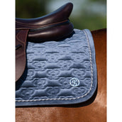 PS of Sweden Tapis de Selle Velvet Monogram de Saut Mist Blue