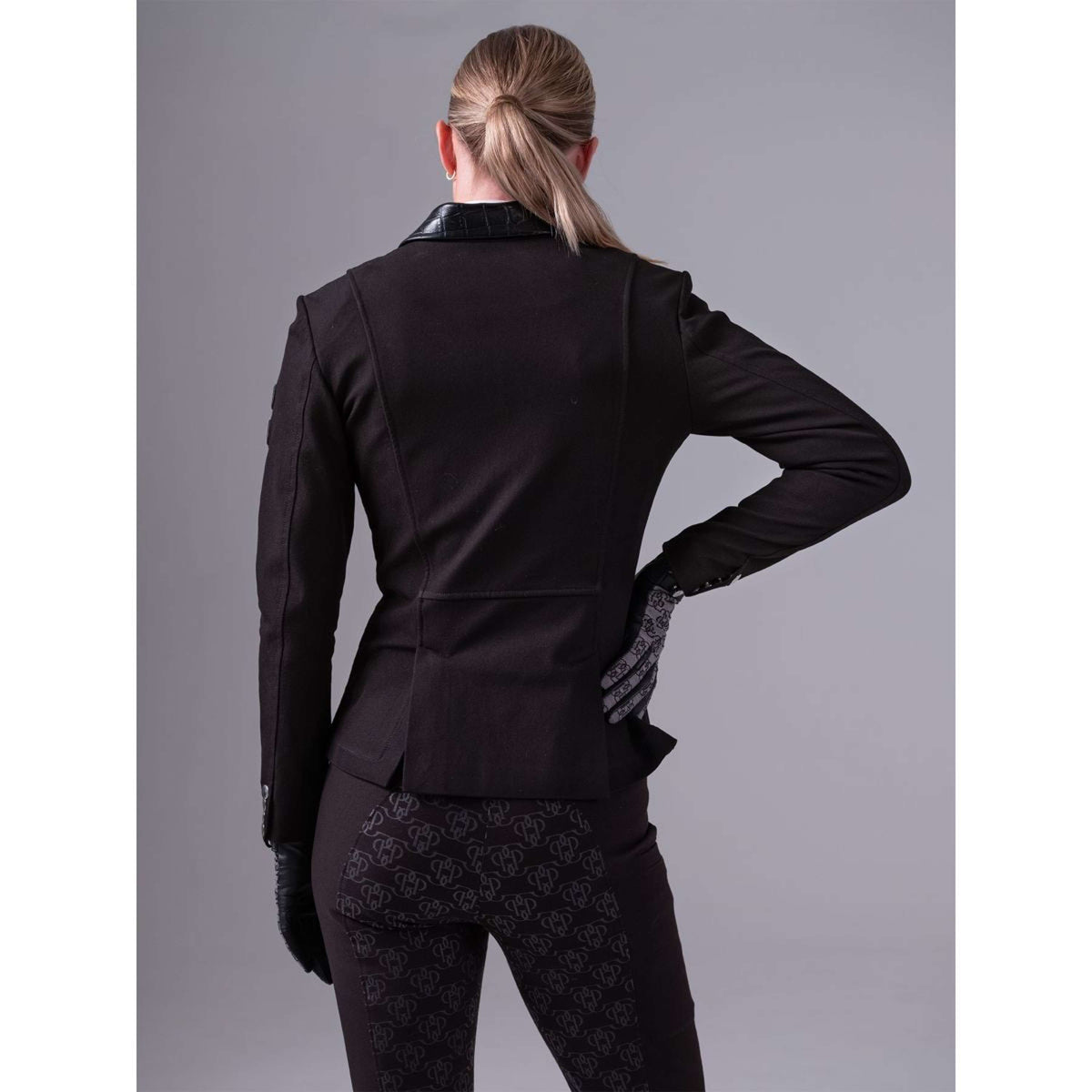 PS of Sweden Pantalon d'Équitation Celia Croco Noir