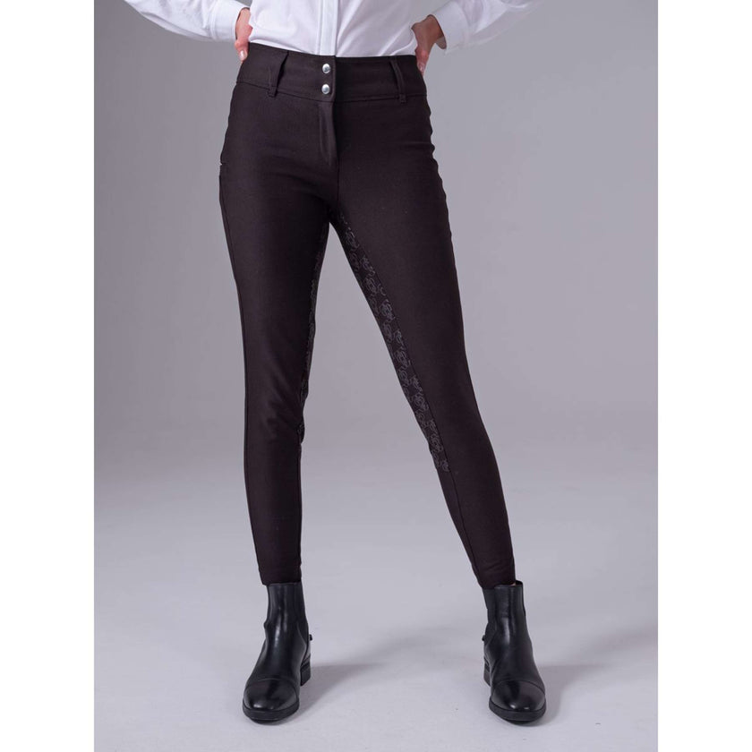 PS of Sweden Pantalon d'Équitation Celia Croco Noir