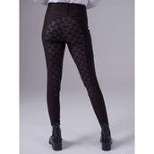 PS of Sweden Pantalon d'Équitation Celia Croco Noir