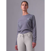 PS of Sweden Sweater PS Logo Mid Grey Mélangé