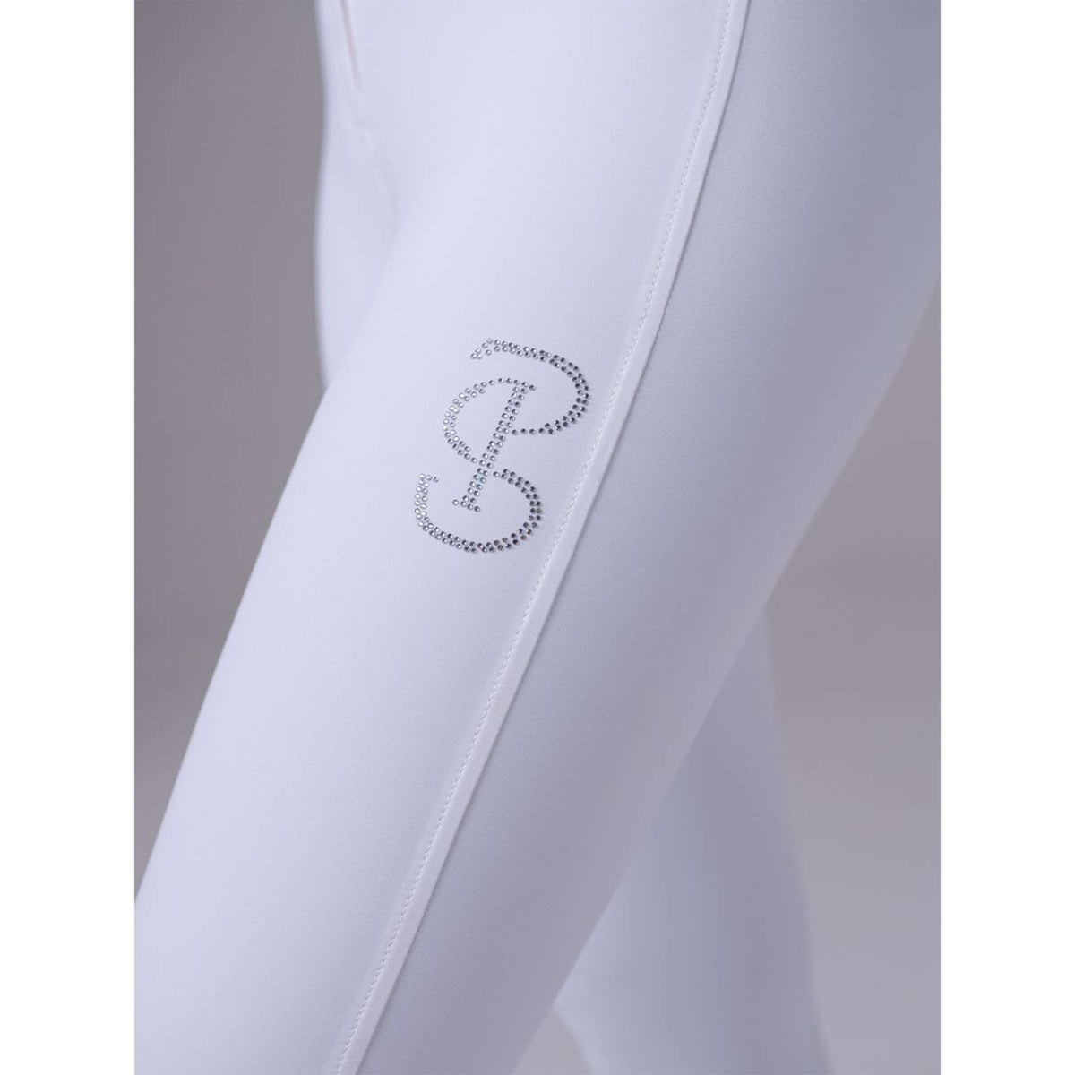 PS of Sweden Pantalon d'Équitation Charlotte Full Grip Blanc