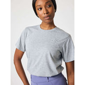 PS of Sweden T-Shirt Fabienne Cotton Gris Mélangé