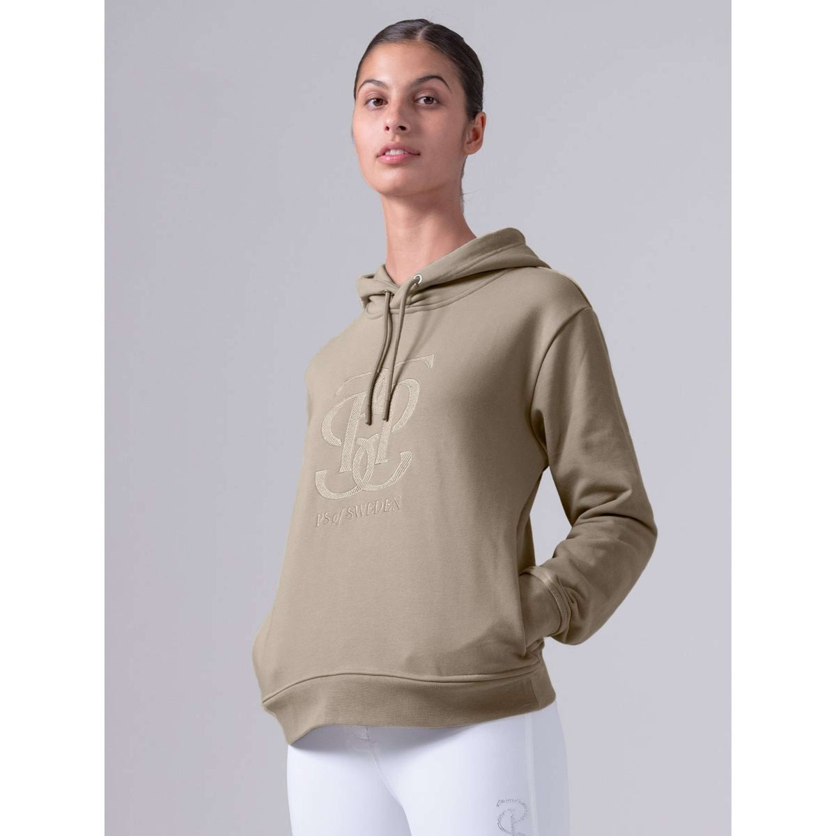 PS of Sweden Pull col Hoodie Amanda Latte