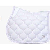 PS of Sweden Tapis de Selle Stardust Pearl de Saut Blanc