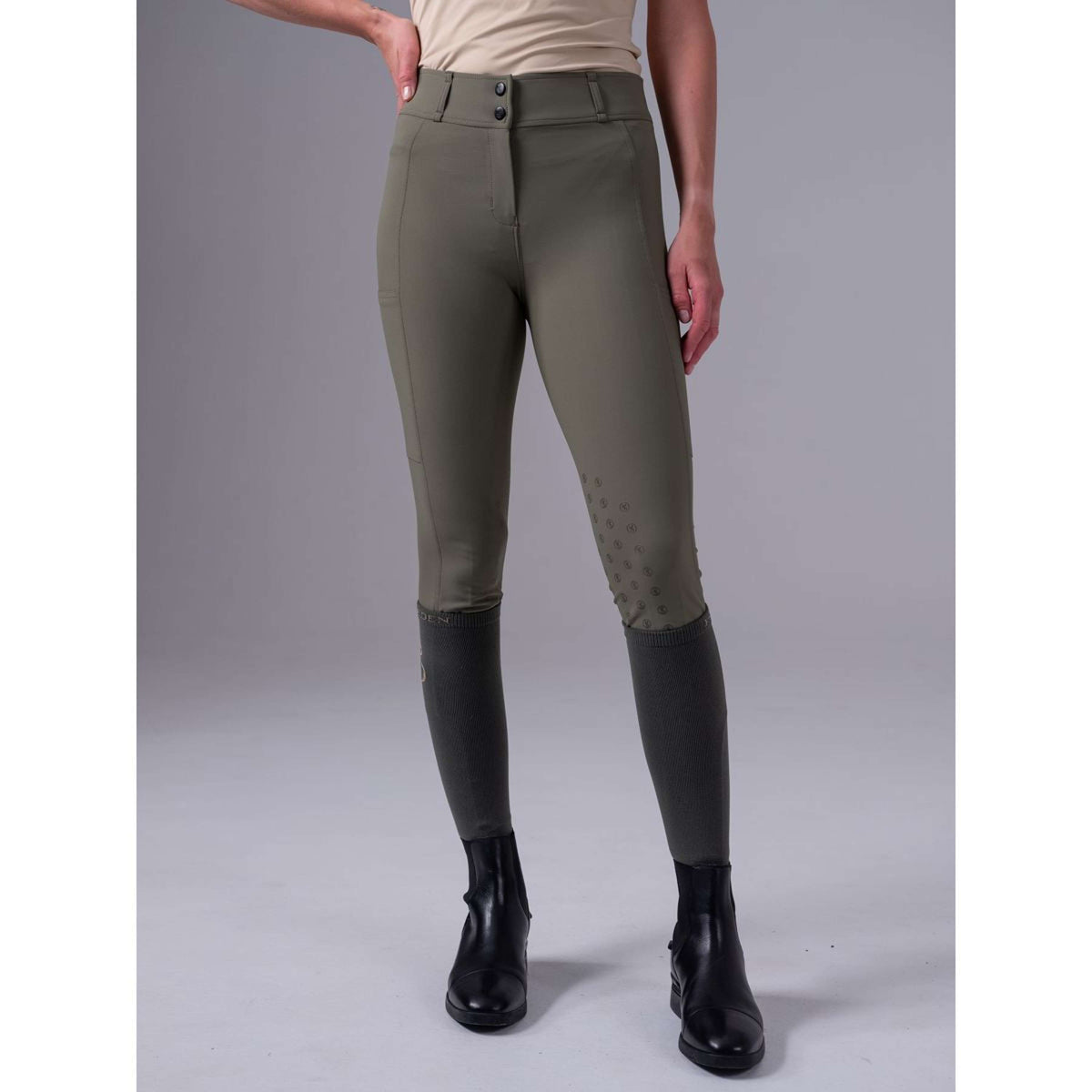 PS of Sweden Pantalon d'Équitation Brianna Vintage Green