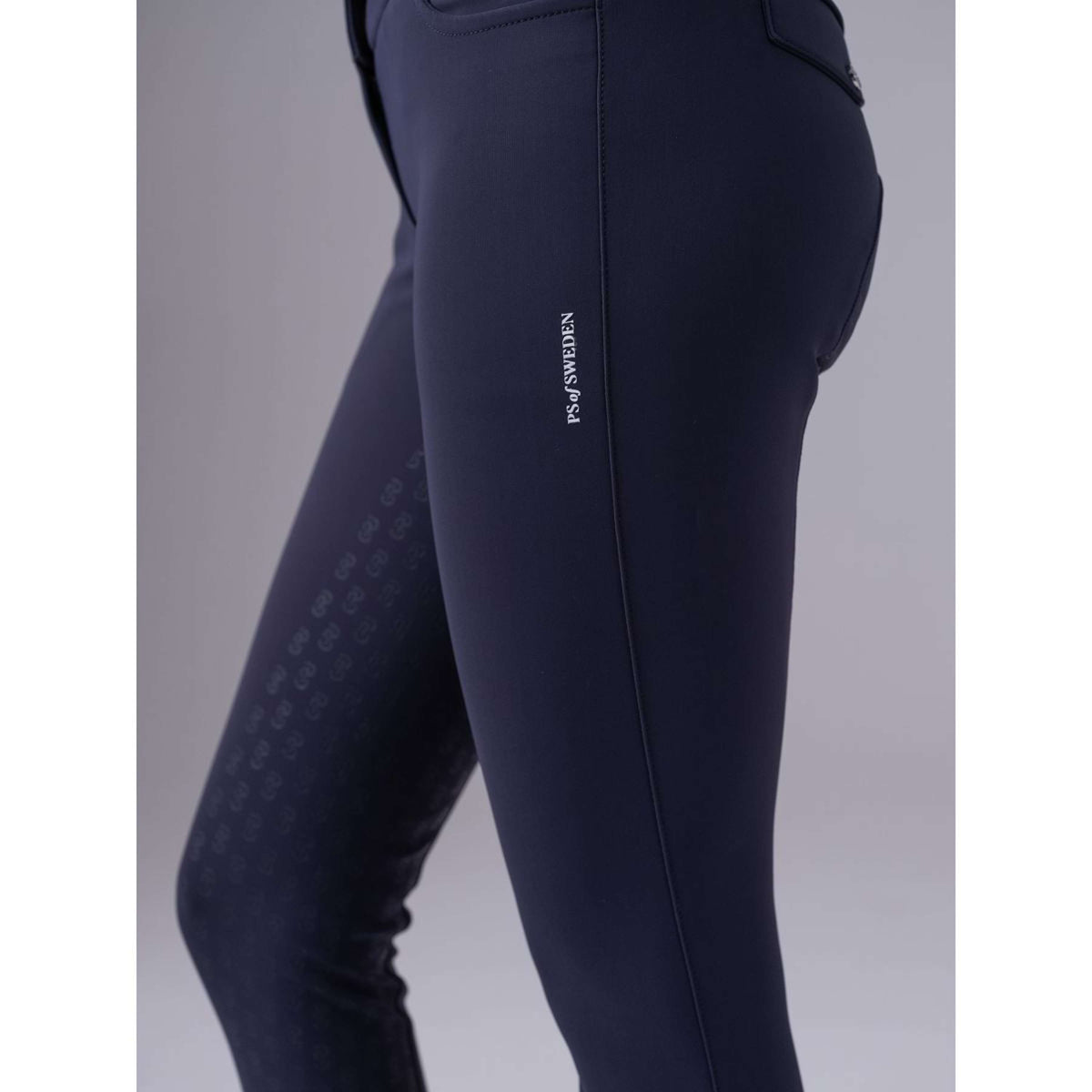 PS of Sweden Pantalon d'Équitation Marina Full Grip Marin