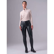 PS of Sweden Pantalon d'Équitation Chanelle PU Noir