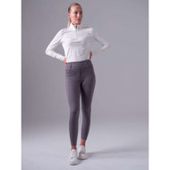 PS of Sweden Legging d'Équitation Katja Full Grip Lava Grey