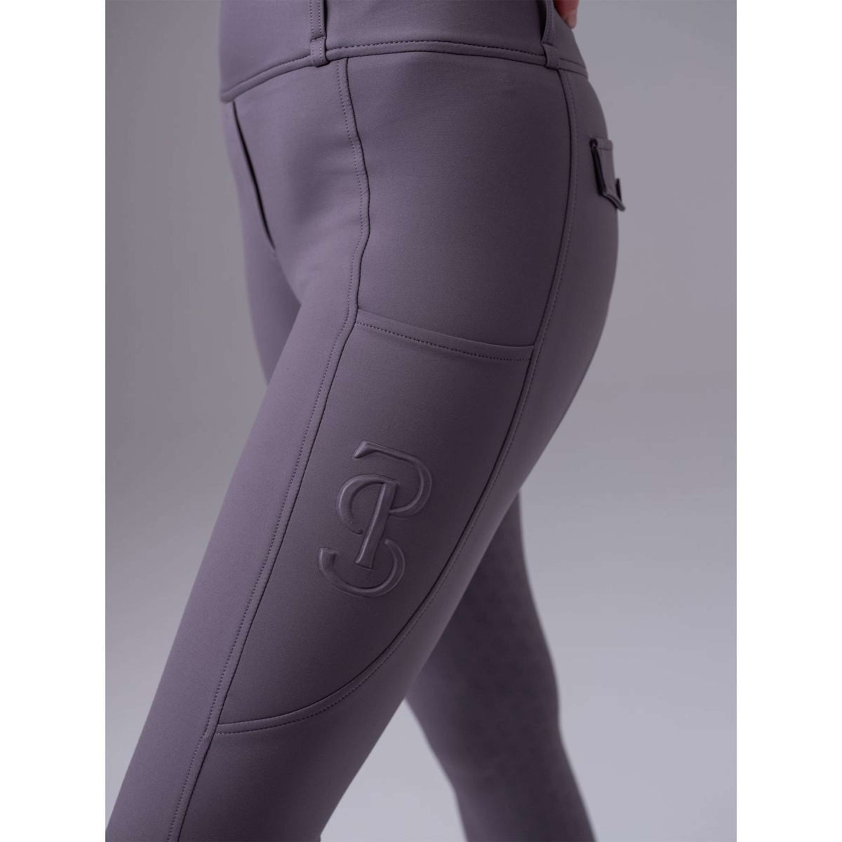 PS of Sweden Legging d'Équitation Katja Full Grip Lava Grey