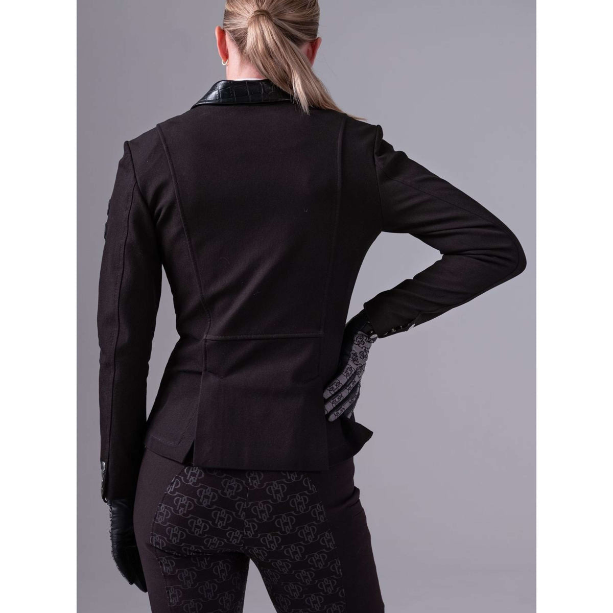 PS of Sweden Petite Veste de Concours Carol Croco Noir