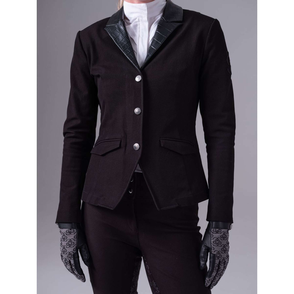 PS of Sweden Petite Veste de Concours Carol Croco Noir