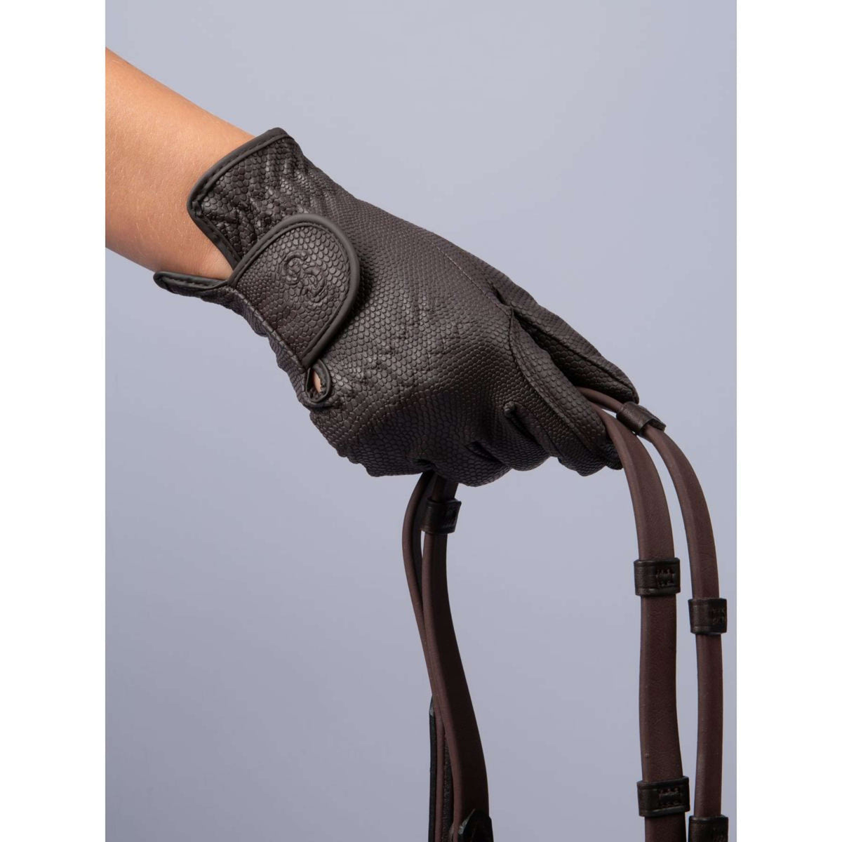 PS of Sweden Gants d'Équitation Soft Leather Marron