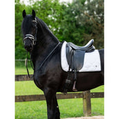 PS of Sweden Tapis de Selle Signature Dressage Blanc/Noir