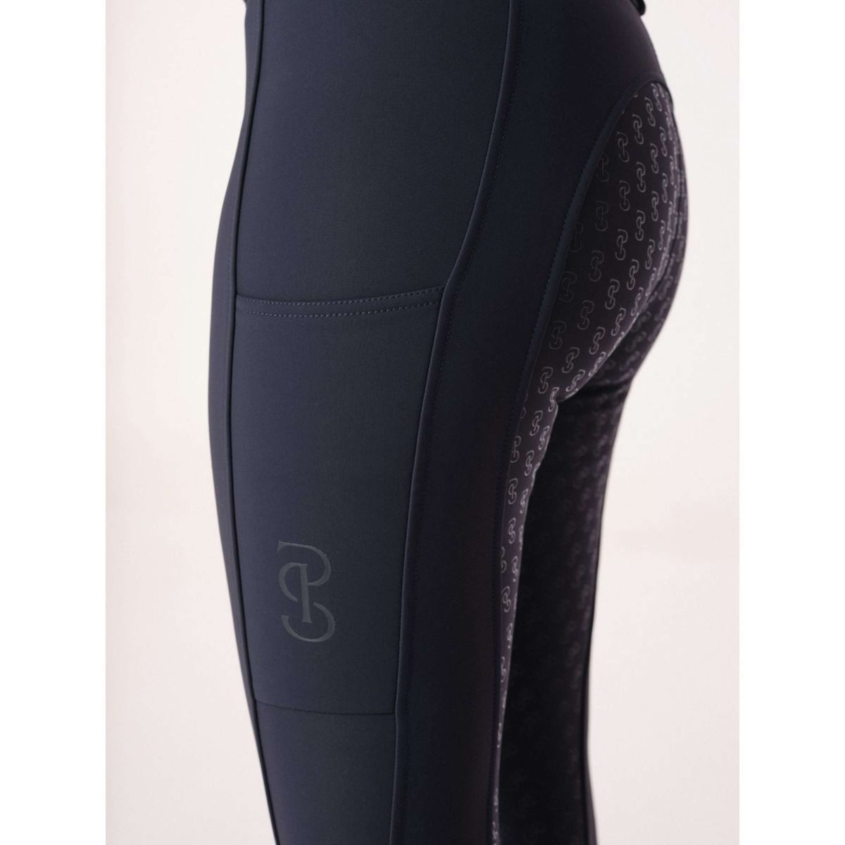 PS of Sweden Pantalon d'équitation d'hiver Britney Full Grip Marin