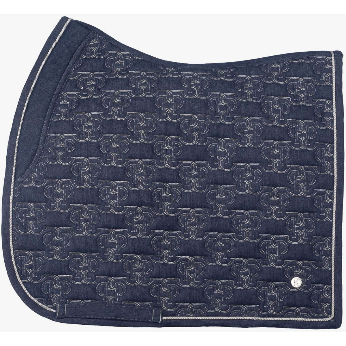 PS of Sweden Tapis de Selle Denim Monogram Dressage Denim