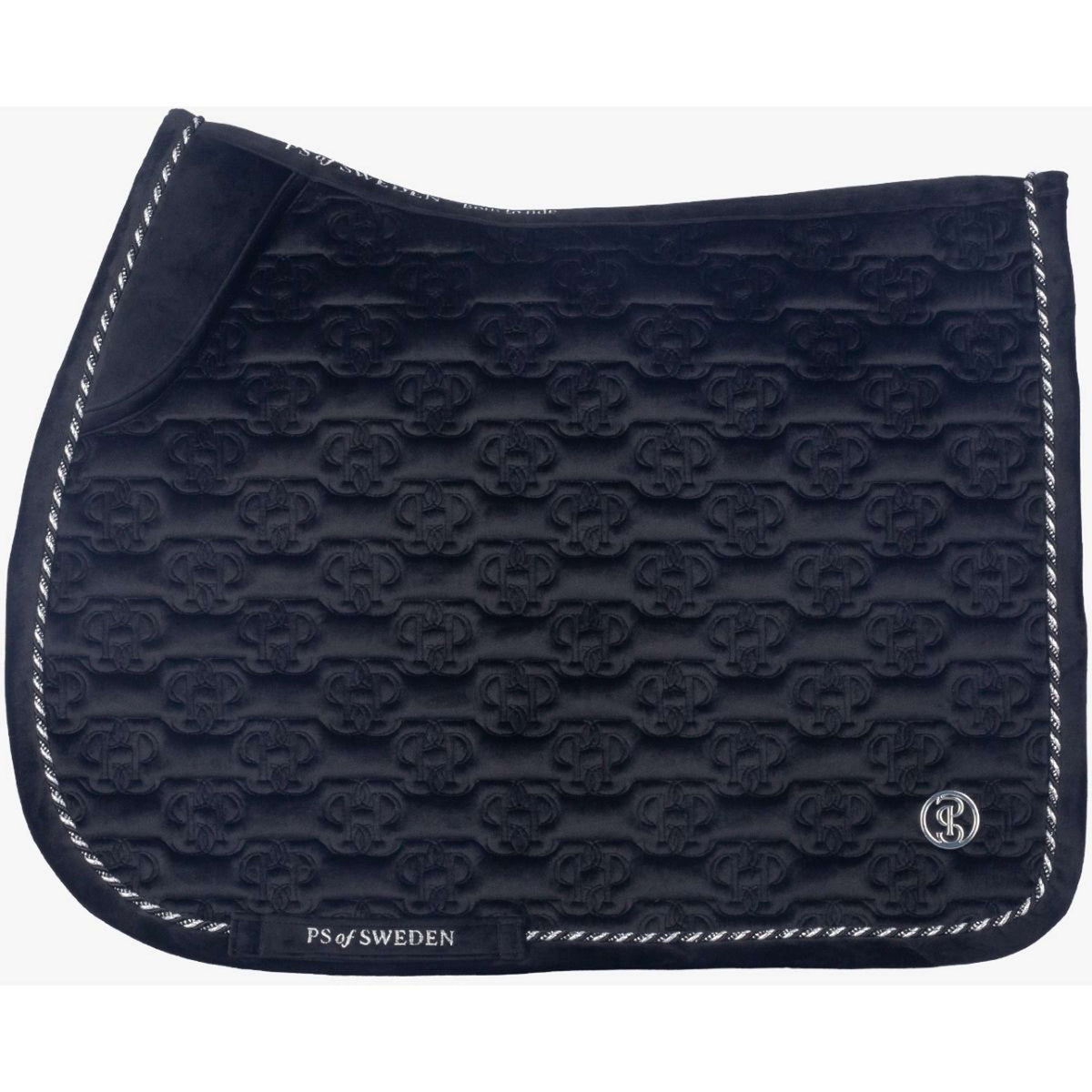 PS of Sweden Tapis de Selle Velvet Monogram de Saut Noir