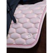 PS of Sweden Tapis de Selle Dazzling Metallic Dressage Marshmallow Pink