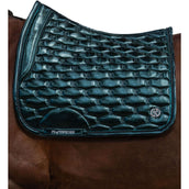 PS of Sweden Tapis de Selle Dazzling Metallic Dressage Mystic Green