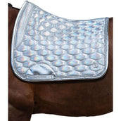 PS of Sweden Tapis de Selle Dazzling Metallic Dressage Dazzling Silver