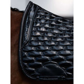 PS of Sweden Tapis de Selle Dazzling Metallic Dressage Lacquered Black