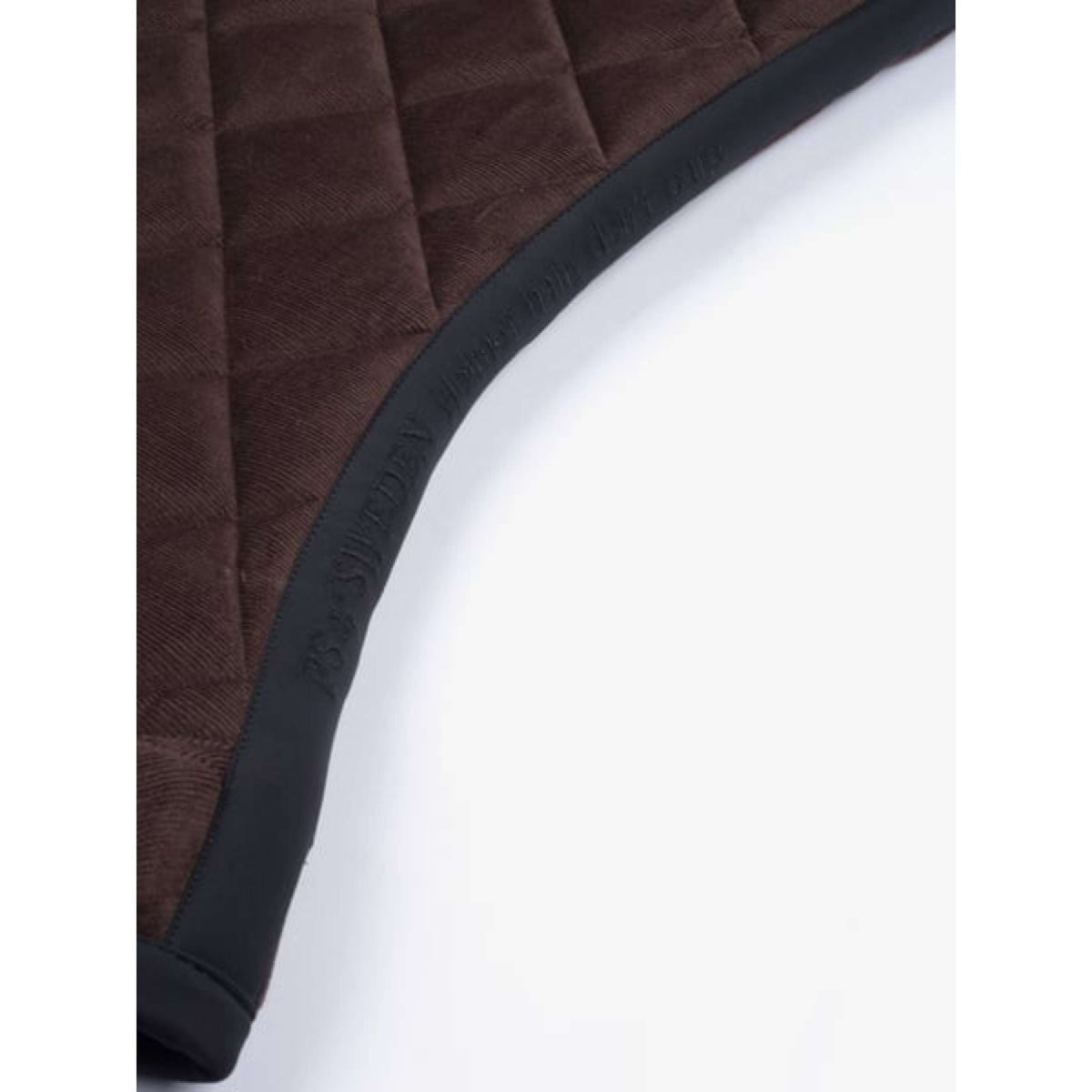 PS of Sweden Tapis de Selle Classic Corduroy Dressage Café-Marron