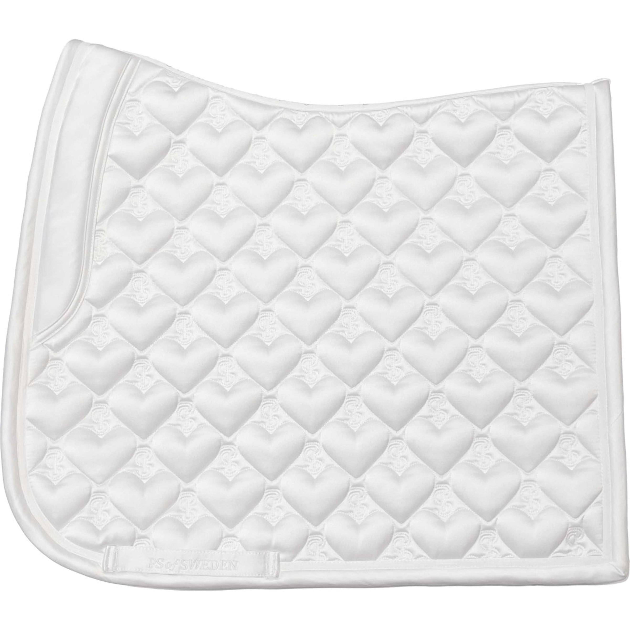PS of Sweden Tapis de Selle Heart Dressage Blanc PS of Sweden Tapis de Selle Heart Dressage Blanc