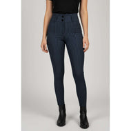 PS of Sweden Pantalon d'Ã‰quitation Penny Pinstripe Full Grip Marin