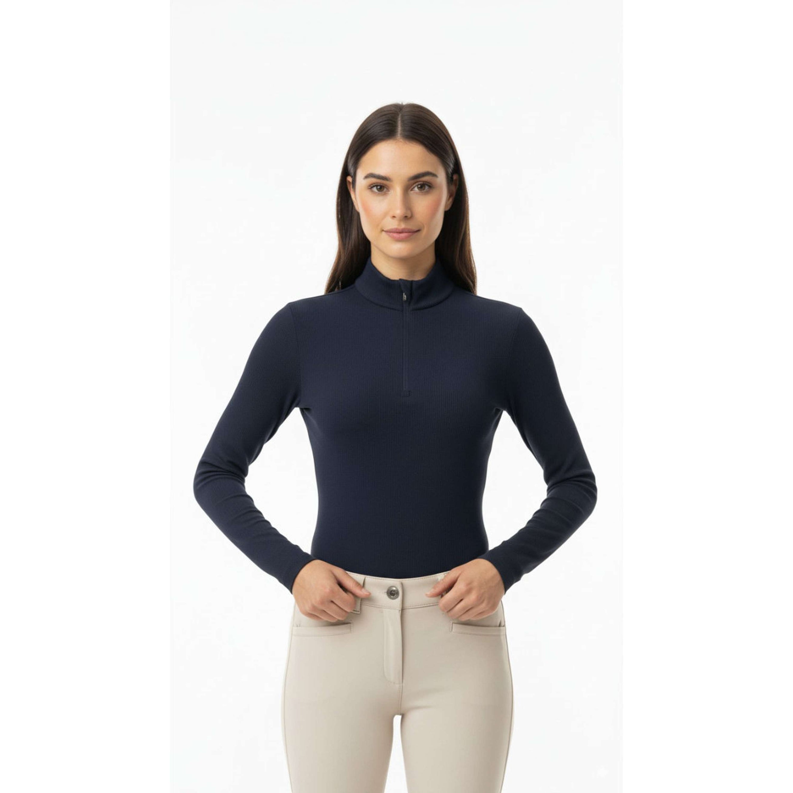 PS of Sweden Manches Longues Ryder Ribbed Marin