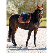 PS of Sweden Tapis de Selle Vintage Monogram Dressage Châtain