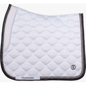 PS of Sweden Tapis de Selle Vintage Monogram Dressage Blanc/Noir