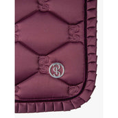 PS of Sweden Tapis de Selle Ruffle de Saut Prune
