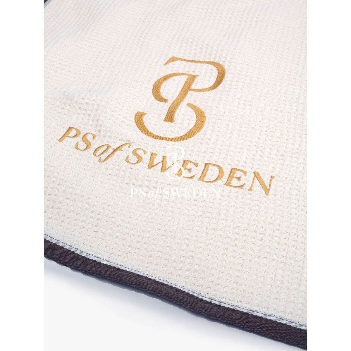 PS of Sweden Couverture Cotton Waffle Blanc cassé