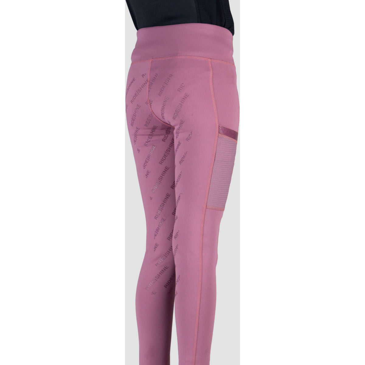 Red Horse Legging d'Équitation Mitsu Full Grip Thistle Purple
