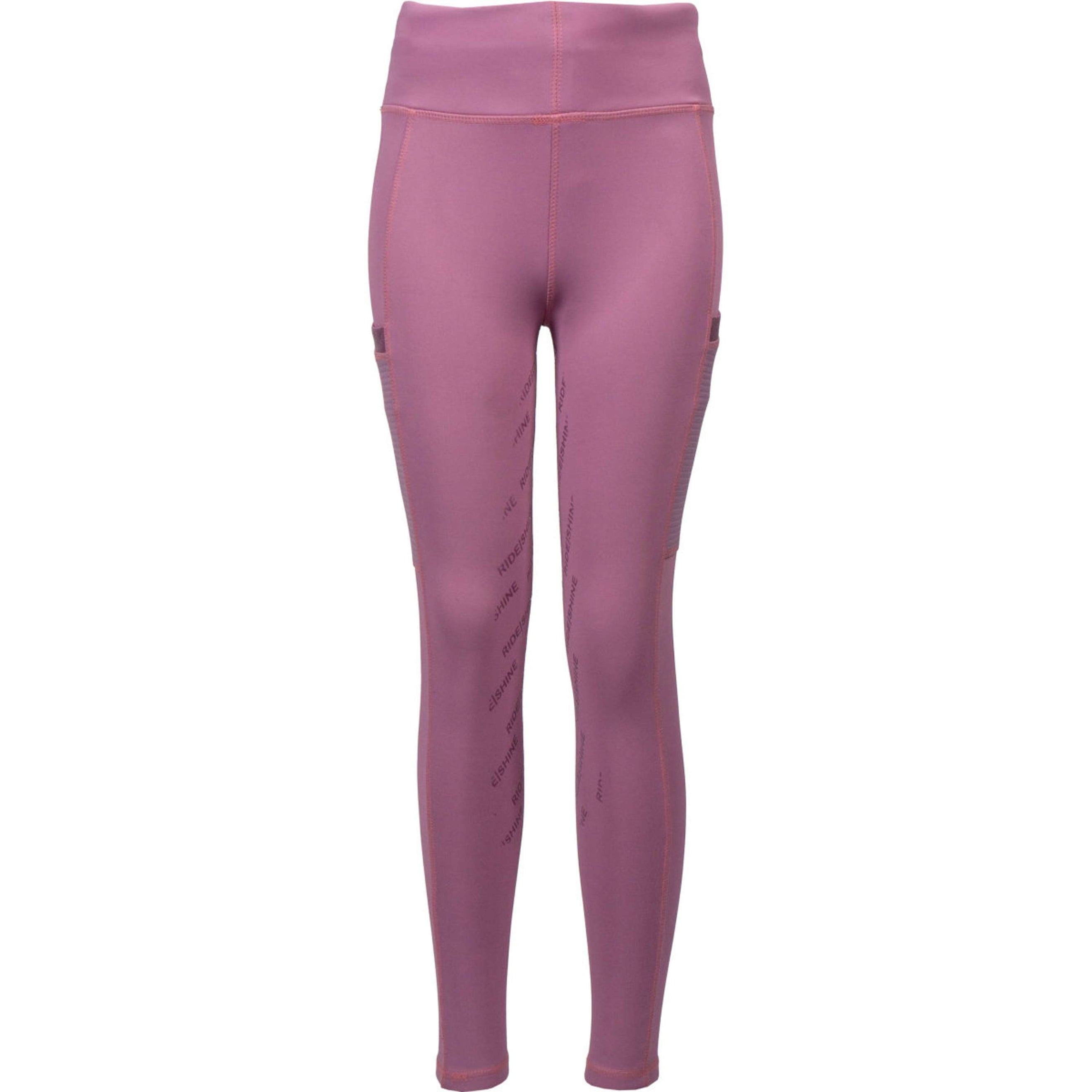 Red Horse Legging d'Équitation Mitsu Full Grip Thistle Purple
