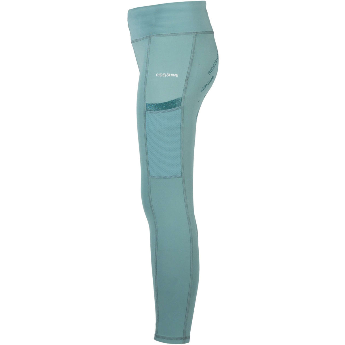 Red Horse Legging d'Équitation Mitsu Full Grip Eucalyptus Green