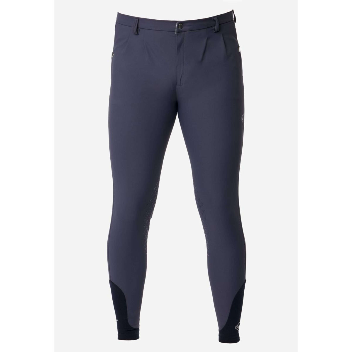 LeMieux Pantalon d'Équitation Elite Mens Classic Pleated Prise de Genou Silex