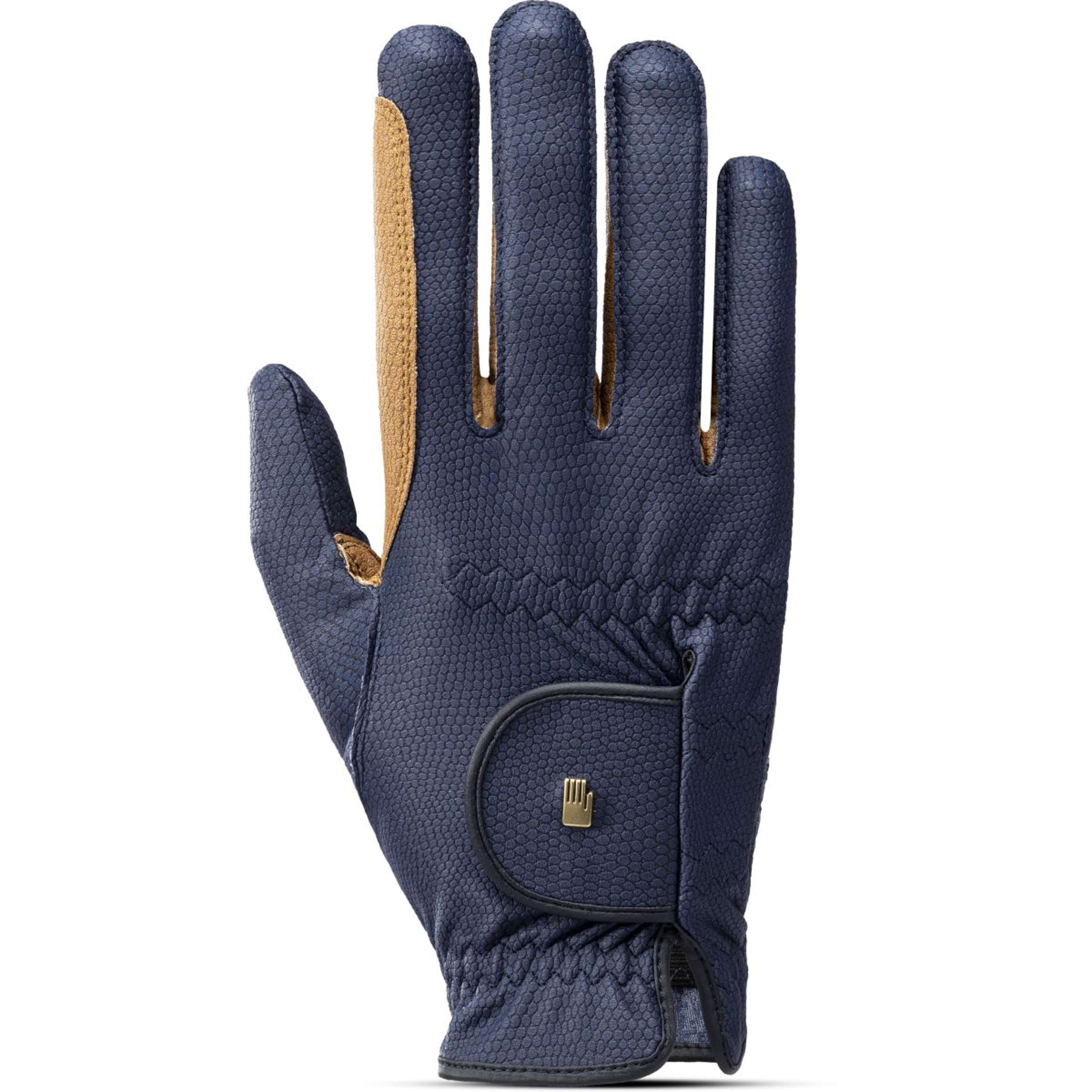 Roeckl Gants d'Équitation Malta Navy/Caramel