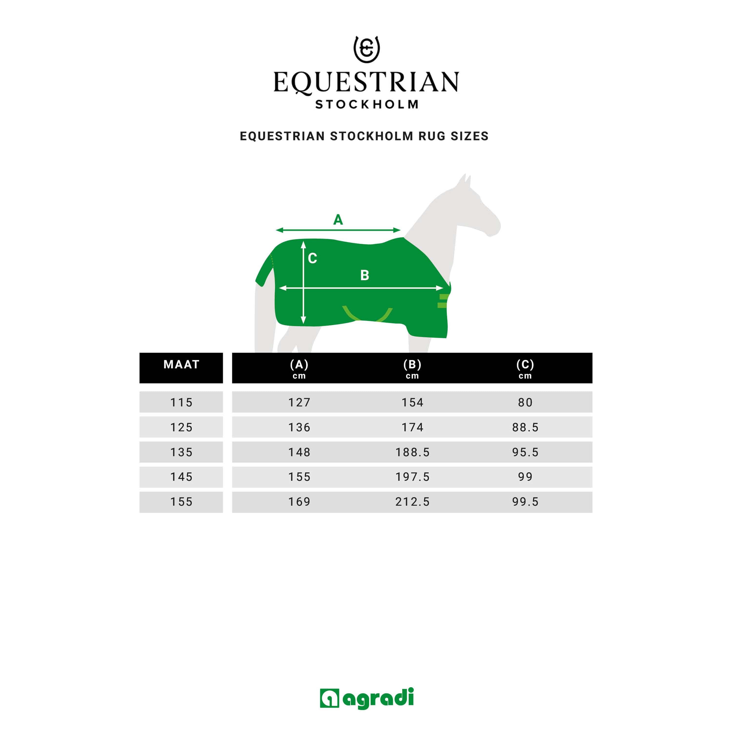 Equestrian Stockholm Couverture Polaire Velvet Noir