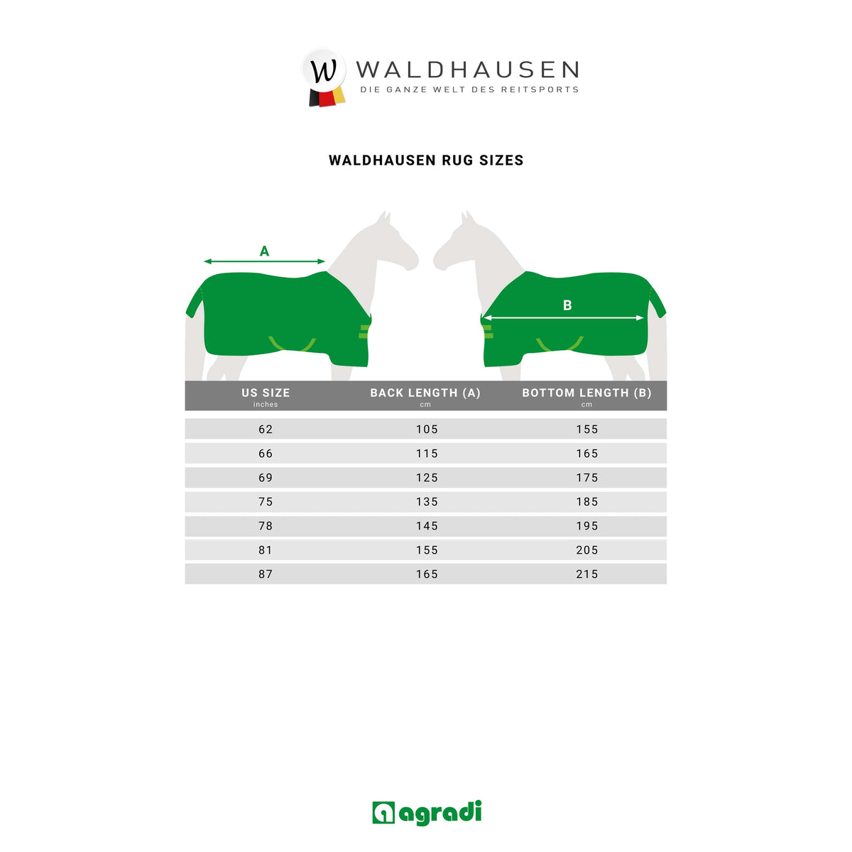 Waldhausen Couverture d'Écurie Economic 100g Vert Sapin