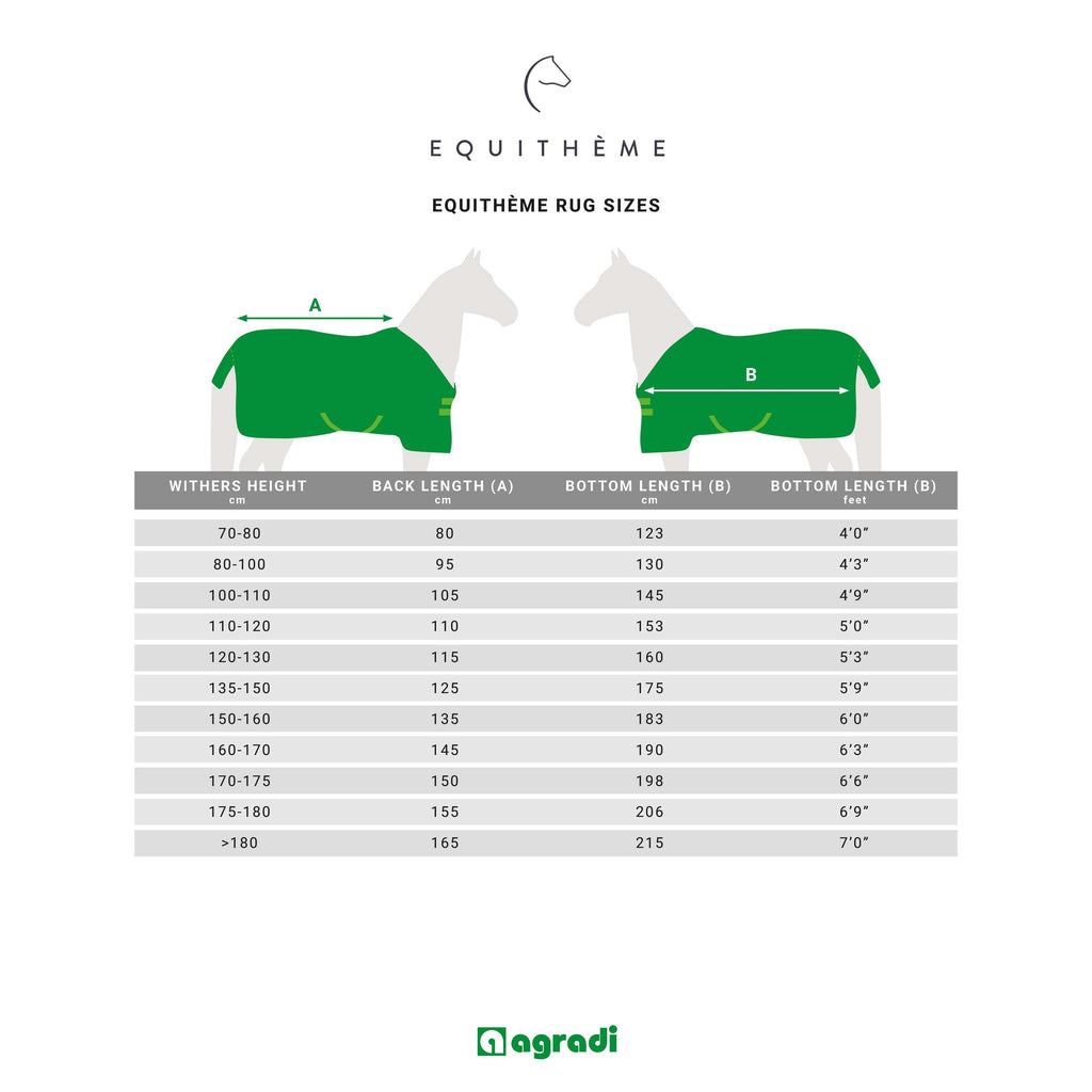 EQUITHÈME Couverture d'Extérieur Tyrex Aisance 600D 50g