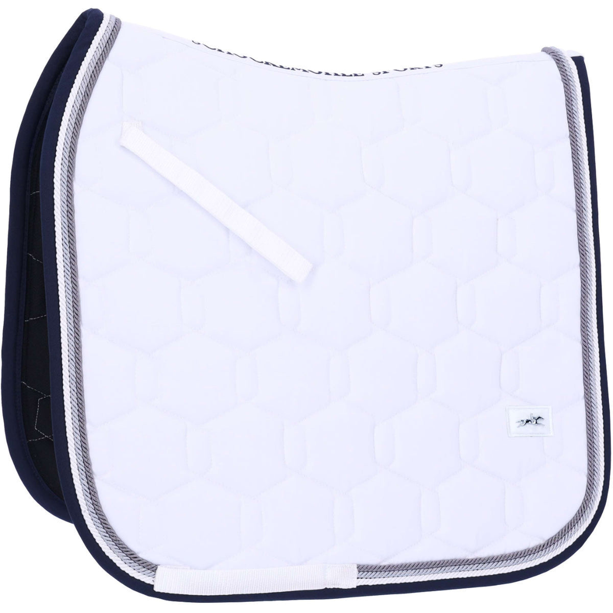 Schockemöhle Tapis de Selle SP Eco Comfort D Style Dressage Blanc