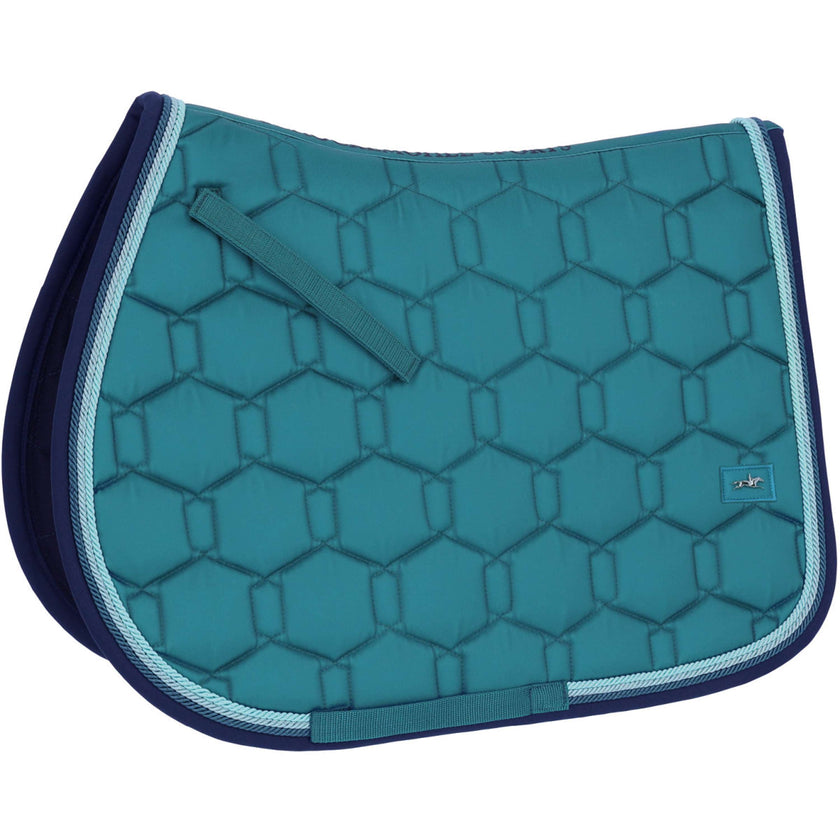 Schockemöhle Tapis de Selle SP Eco Comfort S Style de Saut Colonial Blue Schockemöhle Tapis de Selle SP Eco Comfort S Style de Saut Colonial Blue